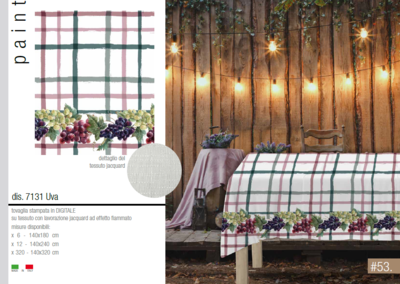 TABLECLOTH 6P PAINT DIGITAL Tellini S.r.l. Wholesale Clothing